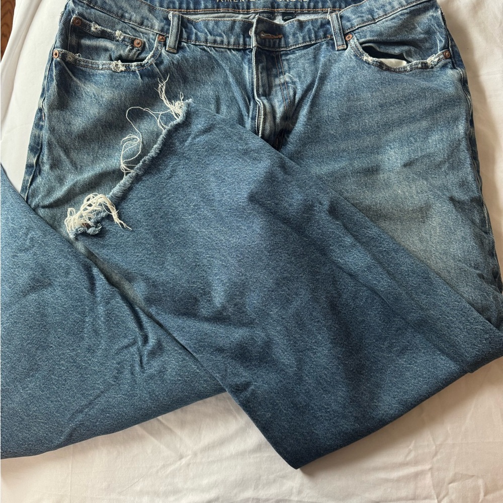American Eagle Stretch Barrel Jeans
